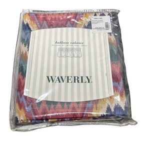 Vintage‎ Waverly Balloon Valance Ford Flamestitch Parchment USA 79 in X 14 in